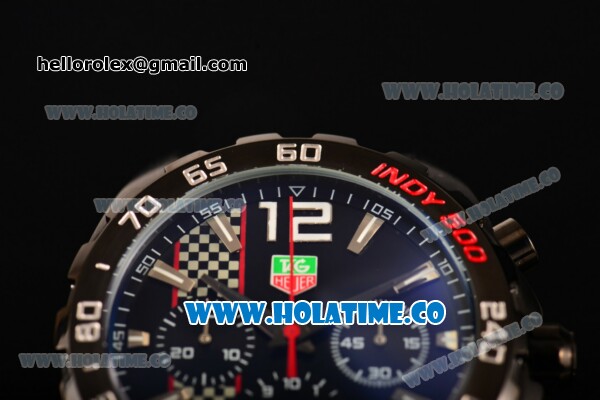 Tag Heuer Formula 1 Miyota OS20 Quartz PVD Case with Black Dial and Stick Markers - Click Image to Close
